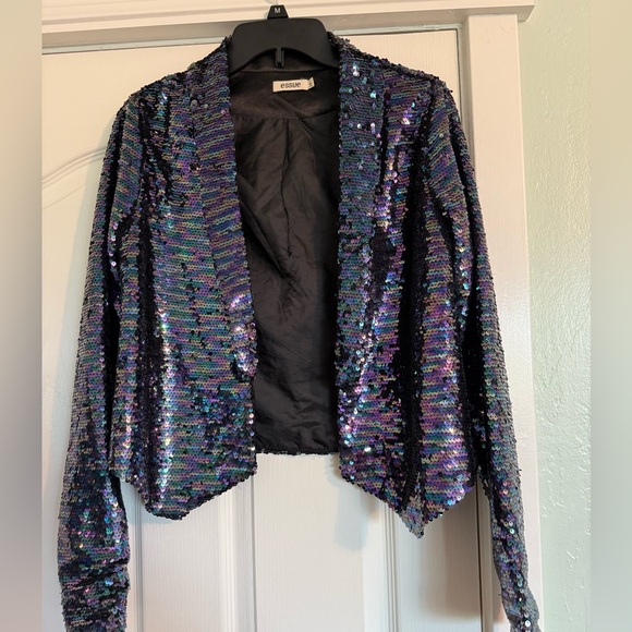 Essue Sequin Blazer - Picture 1 of 4